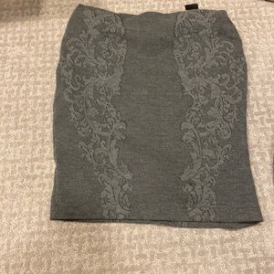 H&M Grey stretchy pencil skirt